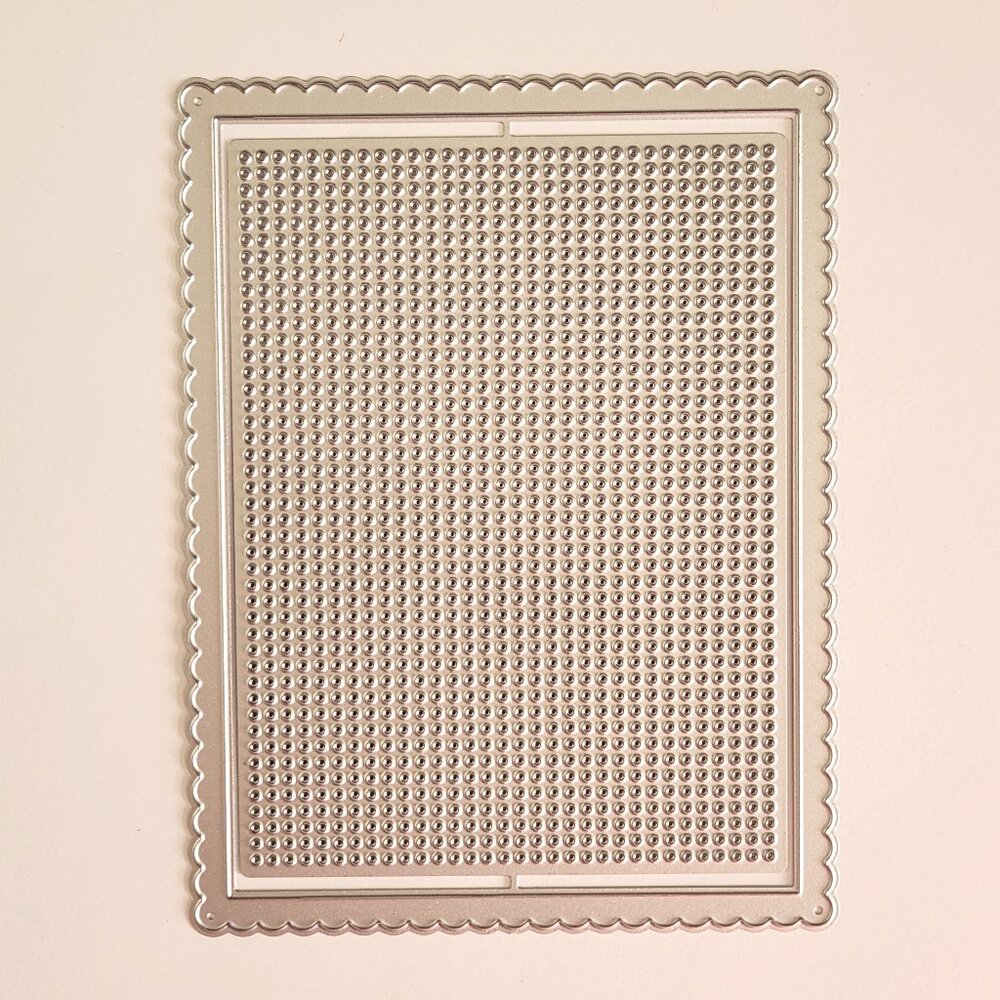 #331 Die - Cover Plate With Tiny Dots & Border Die Card Making Scrapbooking